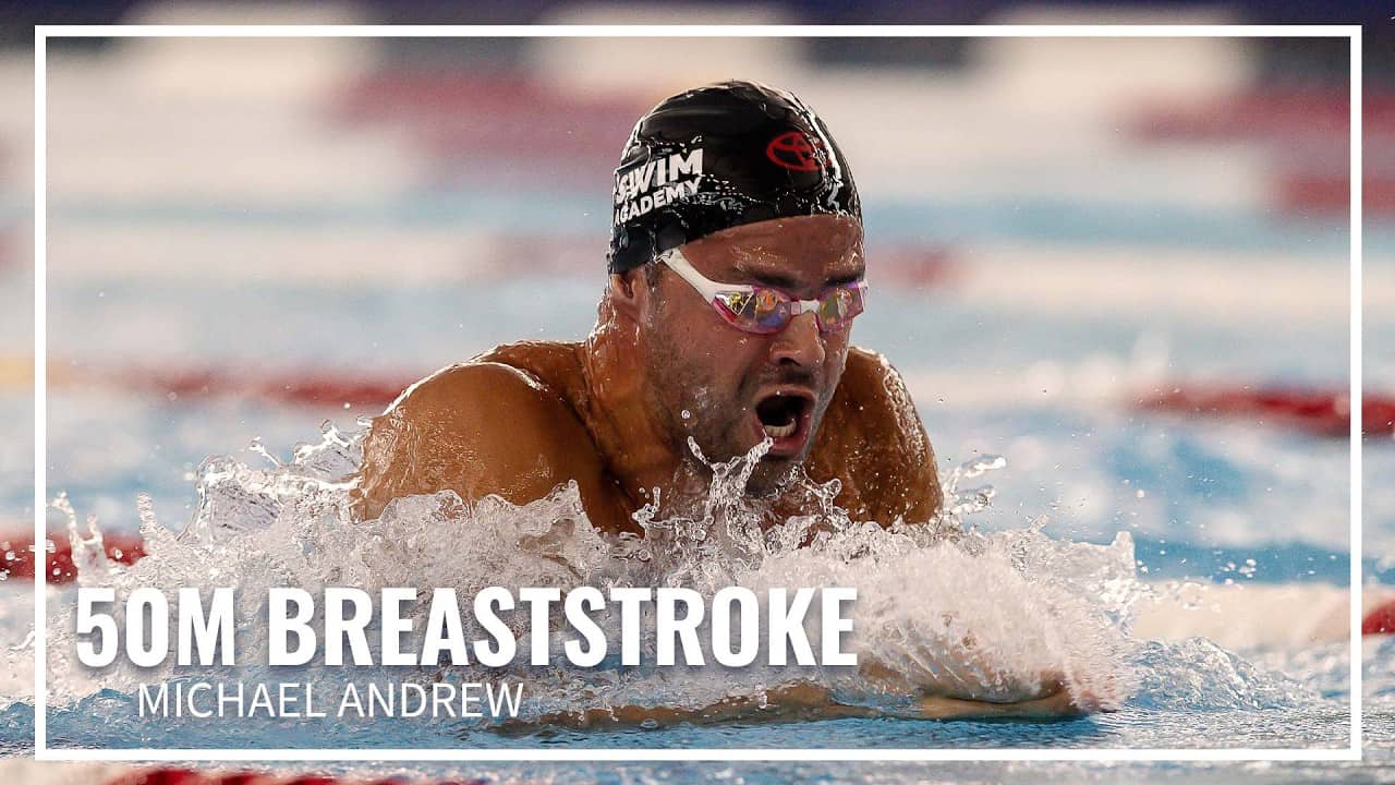Michael Andrew Comes Out on Top in 50M Breaststroke | 2026 TYR Pro Swim Series Westmont