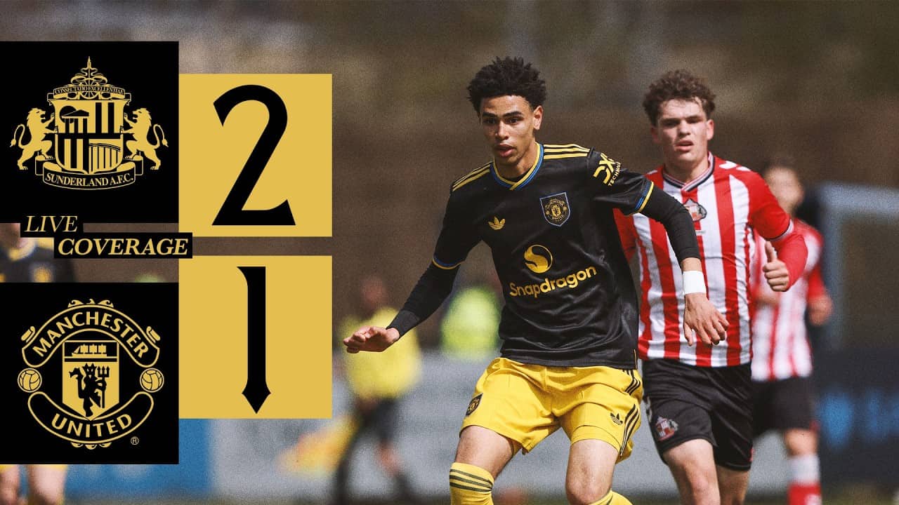 Sunderland U18s v Man Utd U18s | U18 Premier League | FULL MATCH