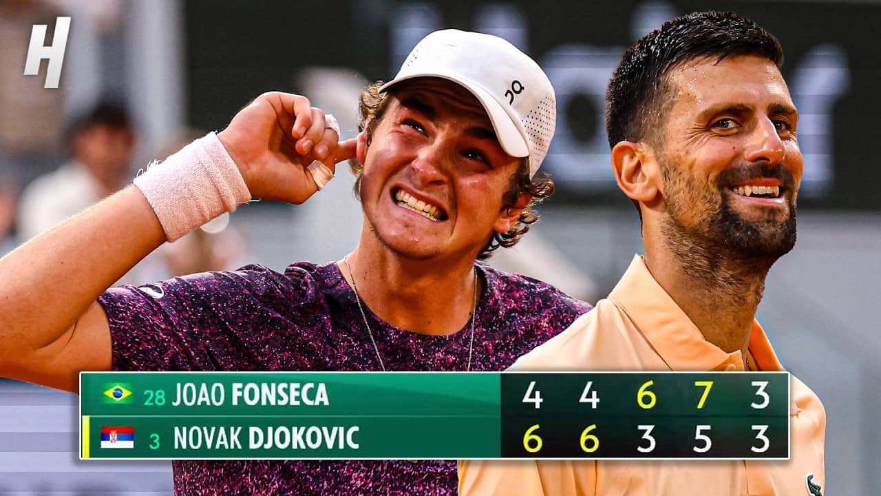 Djokovic vs Fonseca CRAZY FINAL SET ENDING 😱 Roland Garros 2026 🎾🔥