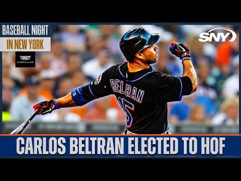 Former Mets star Carlos Beltran elected to Hall of Fame | BNNY