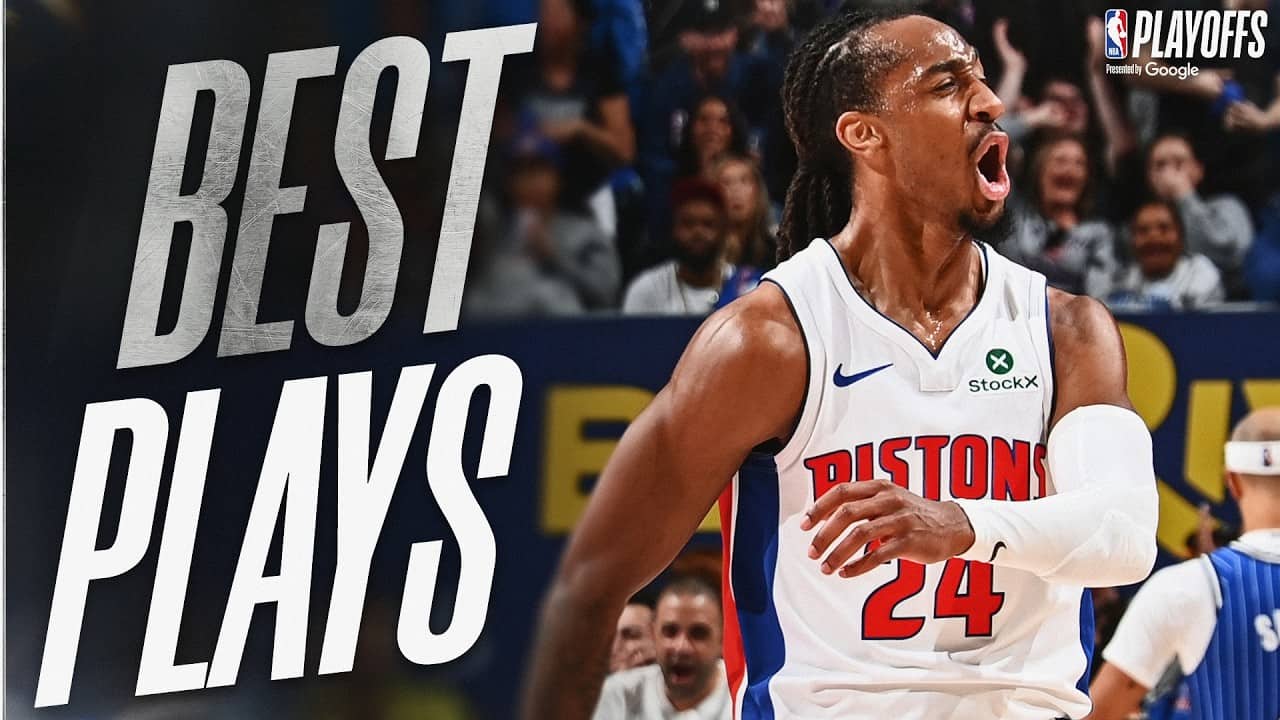Pistons BEST PLAYS from 4-3 Series Win vs Magic 🔥