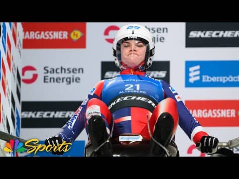Summer Britcher wins AGAIN to highlight thrilling Luge World Cup stop in Sigulda | NBC Sports