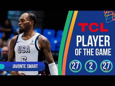 Javonte Smart (27 PTS) | TCL Player Of The Game | USA 🇺🇸 vs URU 🇺🇾 | FIBA AmeriCup 2025