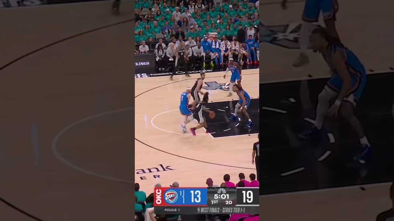 WHITE CASTLE LOB #StephonCastle #LukeKornet #Spurs #NBA
