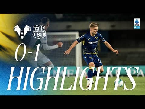 Highlights Serie A Enilive 2025/26 | Hellas Verona-Sassuolo 0-1