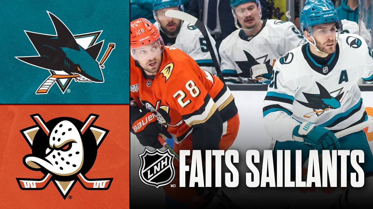 Sharks vs Ducks 09/04/26 | Faits saillants
