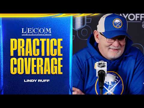 "It's A Great Hockey Town" | Lindy Ruff On Buffalo Fans After Game 1 | Buffalo Sabres Playoffs