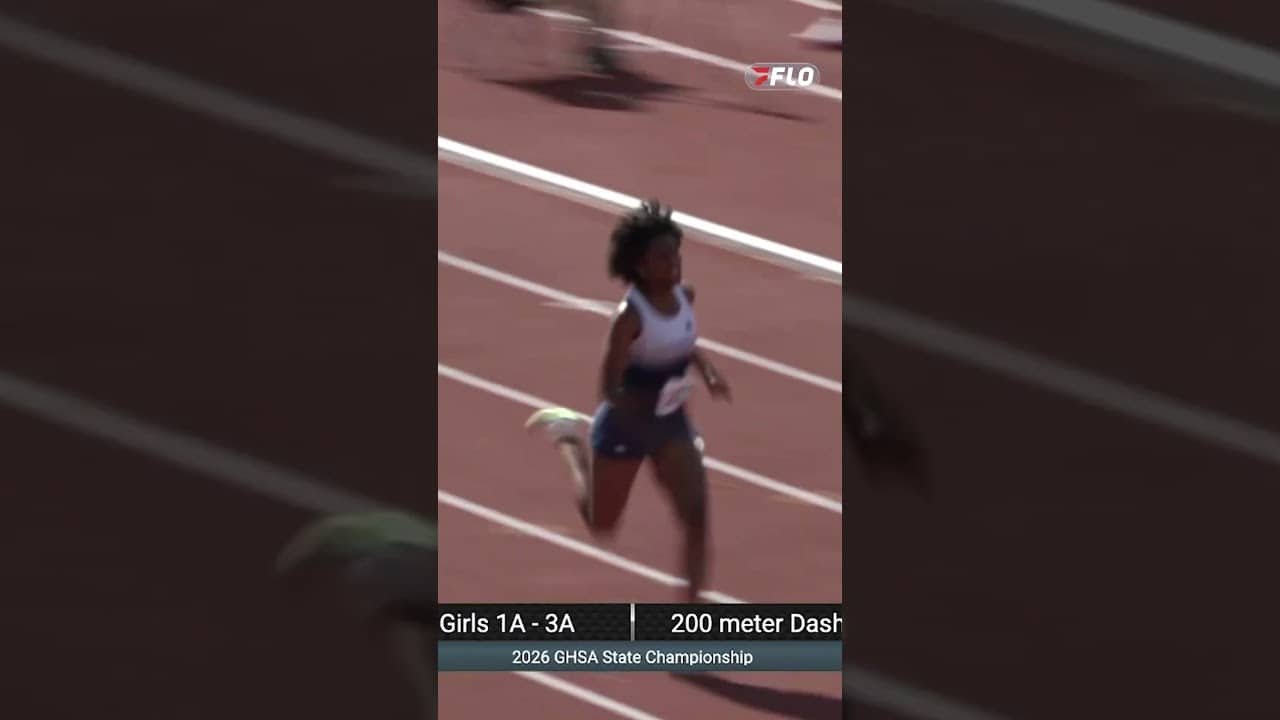 Ninth Grader Melanie Doggett ran a 22.71 (+2.0) 200m to win the GHSA State Championship today