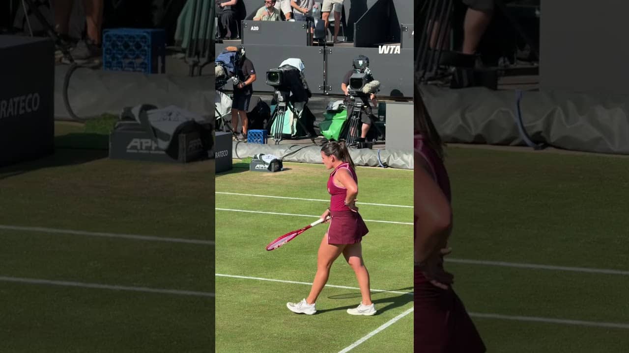 Emma Navarro outlasts Swiatek for a place in the quarterfinals! #wta #tennis