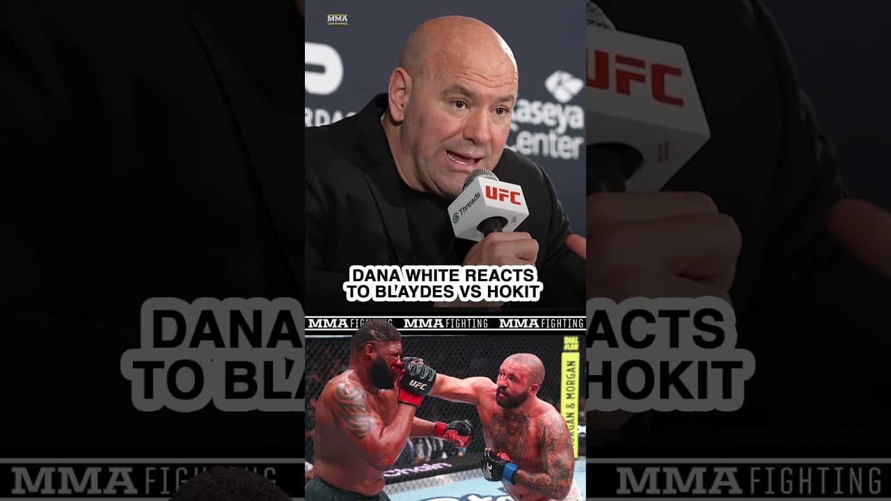 Dana White REACTS to wild Josh Hokit vs. Curtis Blaydes UFC 327 fight | MMA Fighting