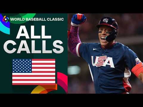 ALL CALLS: Aaron Judge sets the tone for Team United States with a 2-run homer in the 1st inning! 🔊