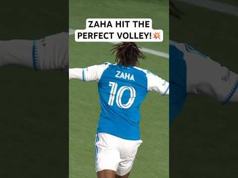 Zaha’s VOLLEY🔥 WON IT for Charlotte!