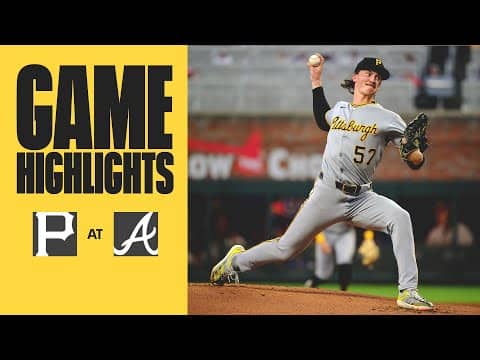 Bubba Chandler Shines in Hometown Win | Pirates at Braves Game Highlights (9/27/25)