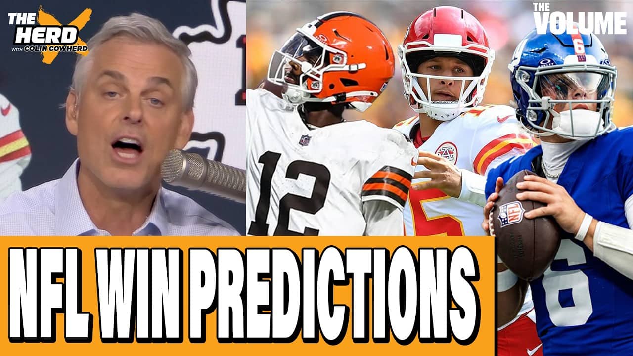 NFL Over/Under PREDICTIONS: Chargers, Chiefs, Browns, Giants, Packers | Colin Cowherd: THE HERD