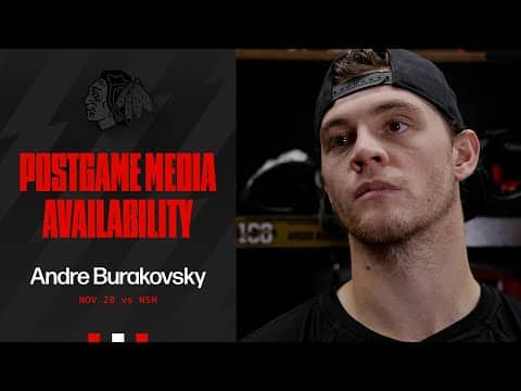 "It starts with the group." | Andre Burakovsky Postgame 11.28.25