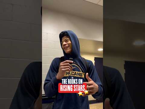 Jeremiah Fears & Derik Queen on selection to Rising Stars ⭐ #pelicans #nba #risingstars