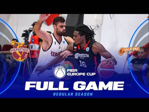 LIVE - Keravnos BC v Cedevita Junior | FIBA Europe Cup 2025-26 | Regular Season