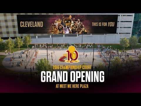 2016 Championship Court Grand Opening at Meet Me Here Plaza