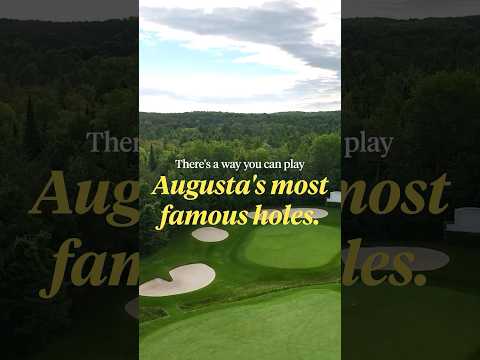 Here’s how you can play some of Augusta National’s most famous holes 👀