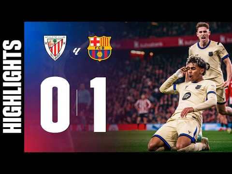 HIGHLIGHTS | ATHLETIC CLUB 0 vs 1 FC BARCELONA | LALIGA 2025/26 🔵🔴