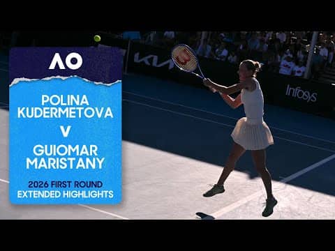 Polina Kudermetova v Guiomar Maristany Extended Highlights | Australian Open 2026 First Round