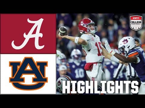 Iron Bowl: Alabama Crimson Tide vs. Auburn Tigers | Full Game Highlights | ESPN College Football