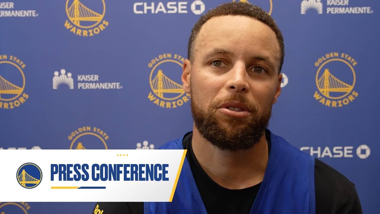 Stephen Curry Previews Warriors Play-In Game vs. Clippers | April 14, 2026