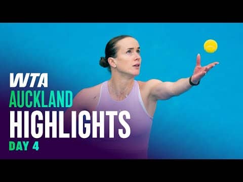 Day 4 in Auckland featuring Svitolina, Eala, Kartal, and Linette | WTA Match Highlights