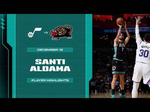 Santi Aldama vs.  Utah Jazz