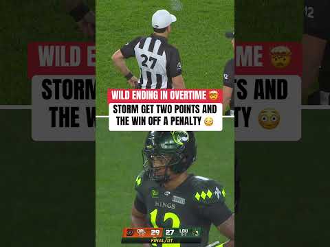 A second penalty in overtime awards two points to the Orlando Storm, who got the win.