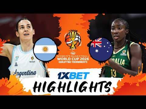 Argentina 🇦🇷 v Australia 🇦🇺 | Highlights | #FIBAWWC 2026 Qualifying Tournament