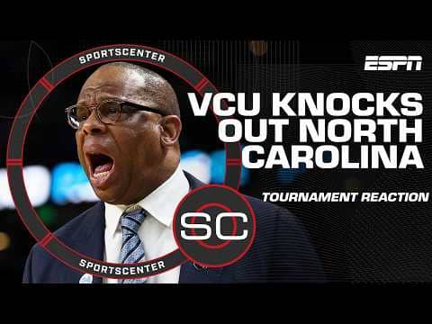 NCAA Tournament Reaction 🍿 UNC out in Round 1, Duke rallies to avoid upset | SportsCenter