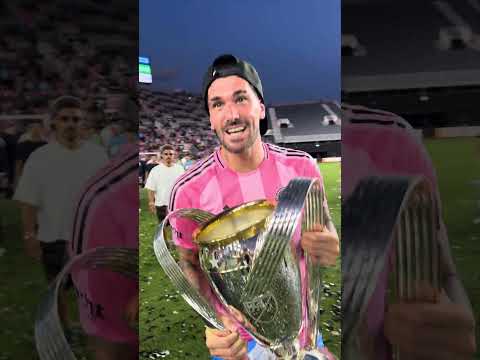 Esto es para ustedes 💗🏆 #RodrigoDePaul #MLSCup