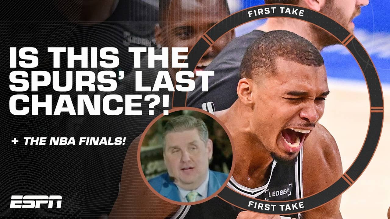 Brian Windhorst says Game 2 is a ‘MUST-WIN GAME’ for the Spurs 👀 | First Take