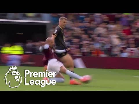 Donyell Malen strikes Aston Villa 1-0 ahead of Burnley | Premier League | NBC Sports