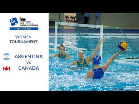 Re-Live | Day 6 - Women's Water Polo Intercontinental Cup 2022 // ARG vs CAN