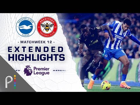 Brighton v. Brentford | PREMIER LEAGUE HIGHLIGHTS | 11/22/2025 | NBC Sports