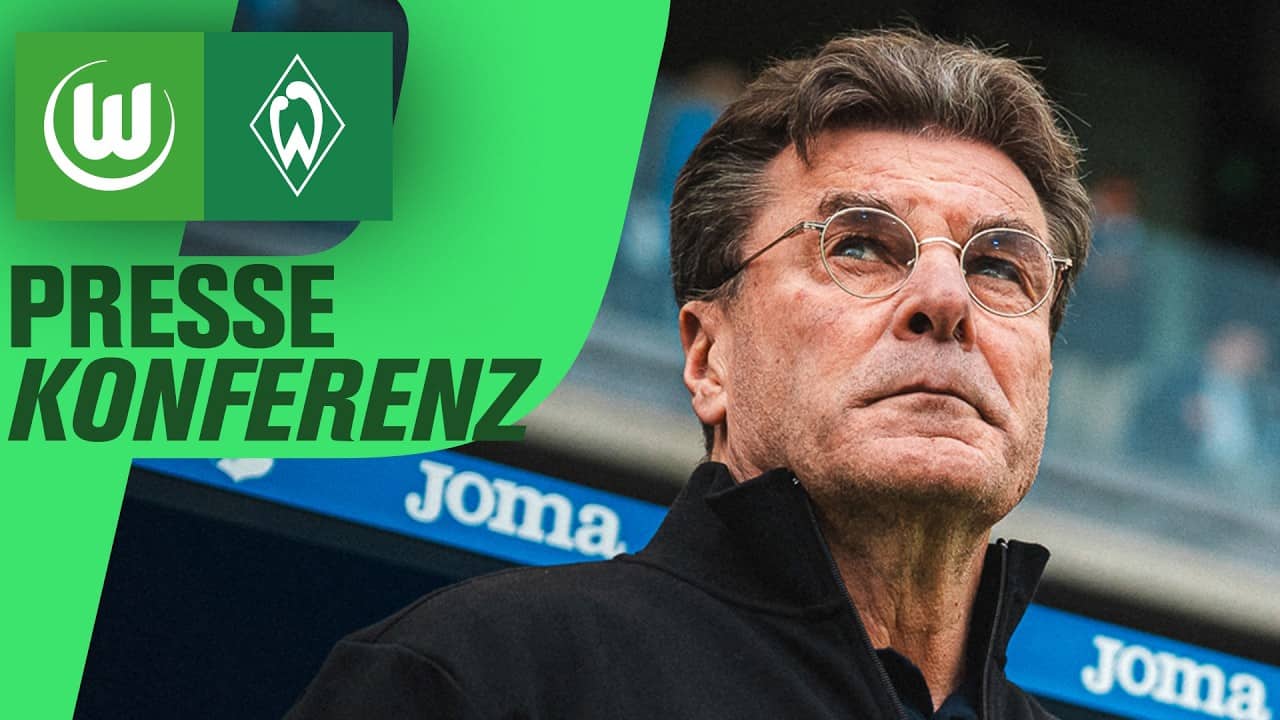 RE-LIVE | PK mit Hecking & Thioune nach VfL Wolfsburg - SV Werder Bremen | Bundesliga 2025/26