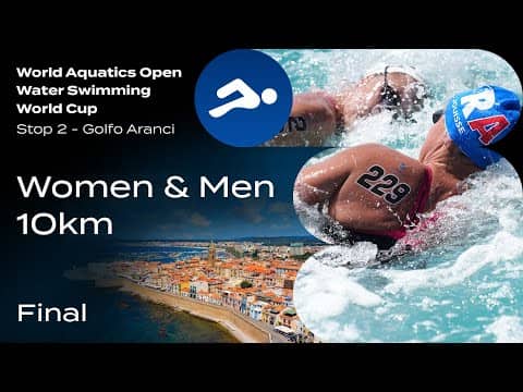 Women & Men 10km | Final | Open Water Swimming World Cup 2024 | Golfo Aranci