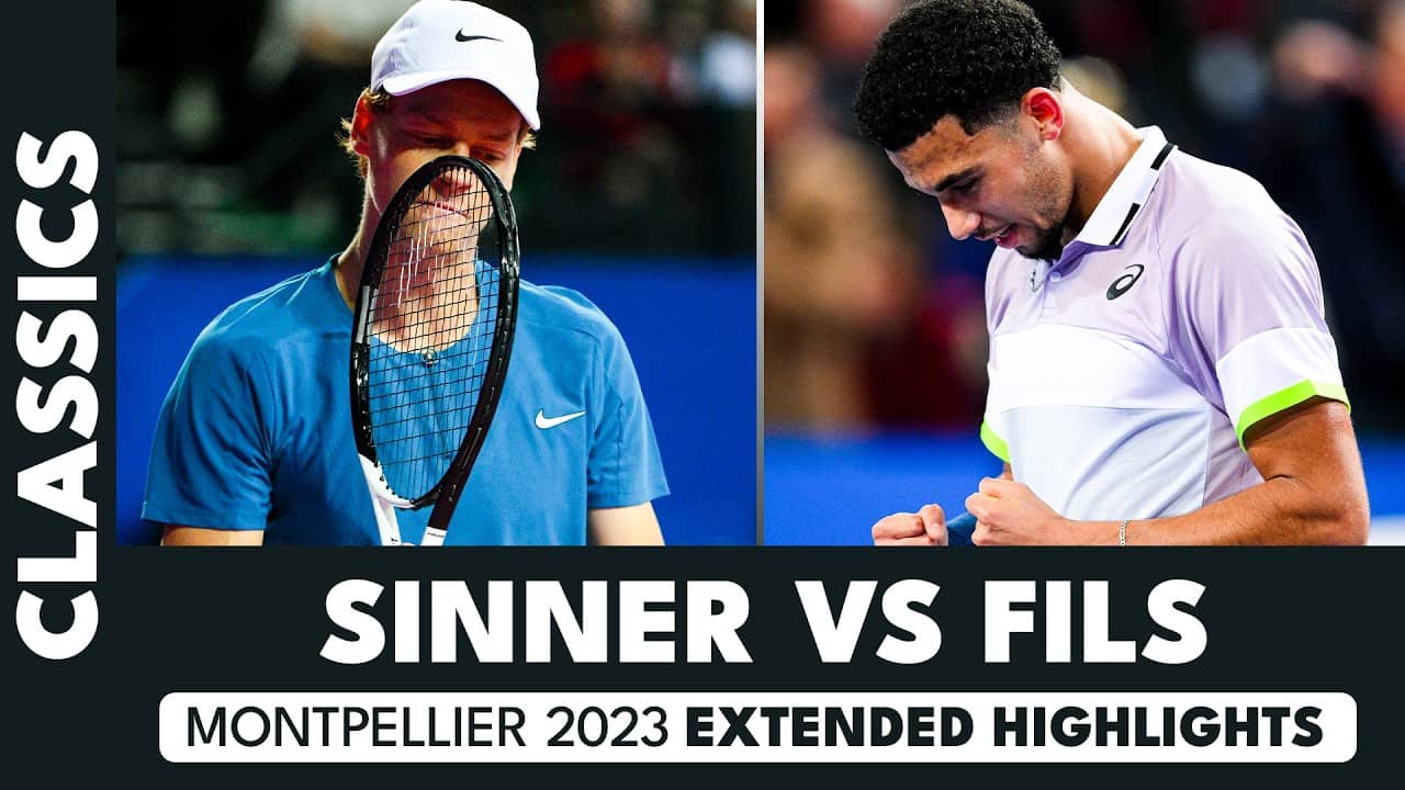 21-Year-Old Jannik Sinner vs 18-Year-Old Arthur Fils! | Montpellier 2023 Extended Highlights
