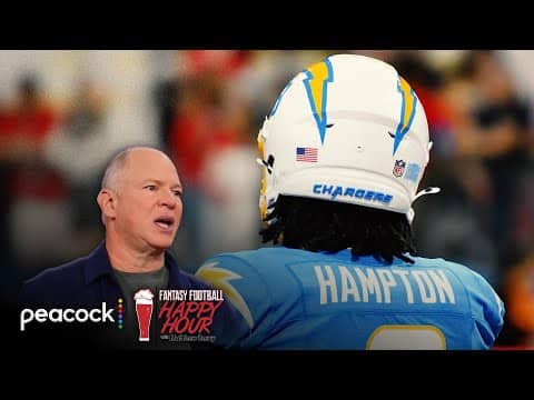 Rookie RBs Omarion Hampton, Ashton Jeanty trending up | Fantasy Football Happy Hour | NFL on NBC