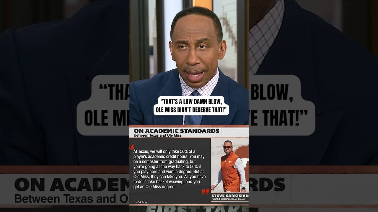 Stephen A. RIPS Steve Sarkisian 🗣️
