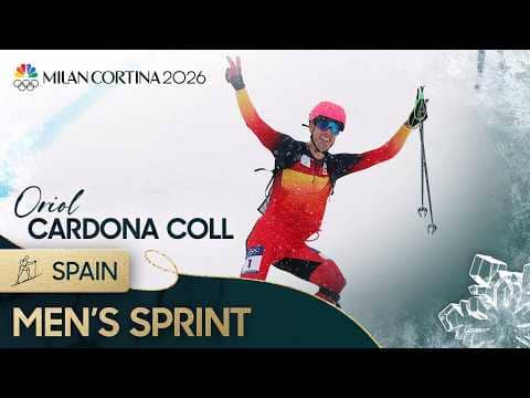 Cardona Coll wins Spain's SECOND-EVER Winter Olympic gold through ski mountaineering | NBC Sports