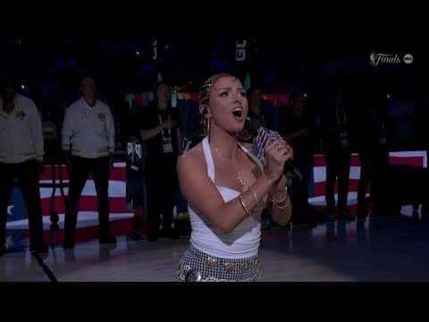 KELS performs the U.S. National Anthem at 2026 NBA Finals Game 2 🇺🇸 | NBA on ESPN