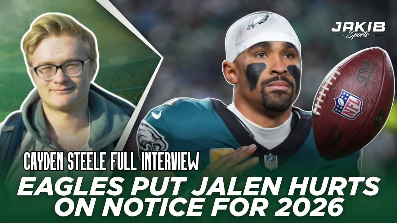 Cayden Steele REACTS To Jalen Hurts And Eagles OTA Changes