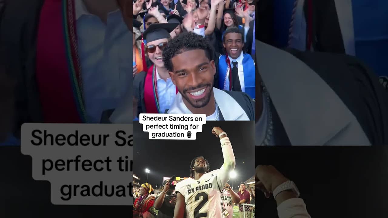 Shedeur Sanders got his degree from Colorado after his NFL rookie year 🙌 (via @cubuffsfootball/TT)