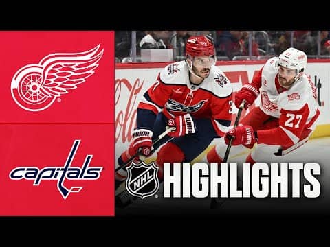 Red Wings vs. Capitals | NHL Highlights | December 20, 2025