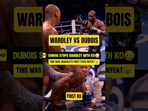Dubois is the FIRST MAN to KO Wardley🥊 Live on @daznboxing #Ring6