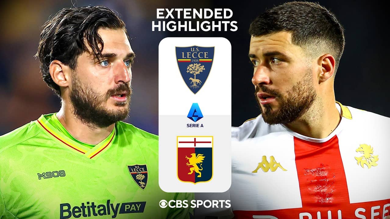 Lecce vs. Genoa: Extended Highlights | Serie A | CBS Sports Golazo