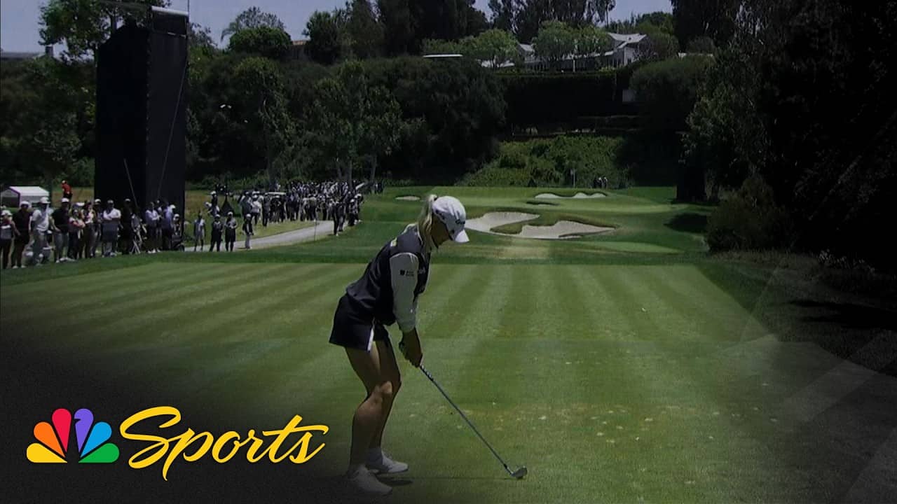 Charley Hull nearly aces Riviera's No. 6 at the 2026 U.S. Women's Open | Golf on NBC Sports